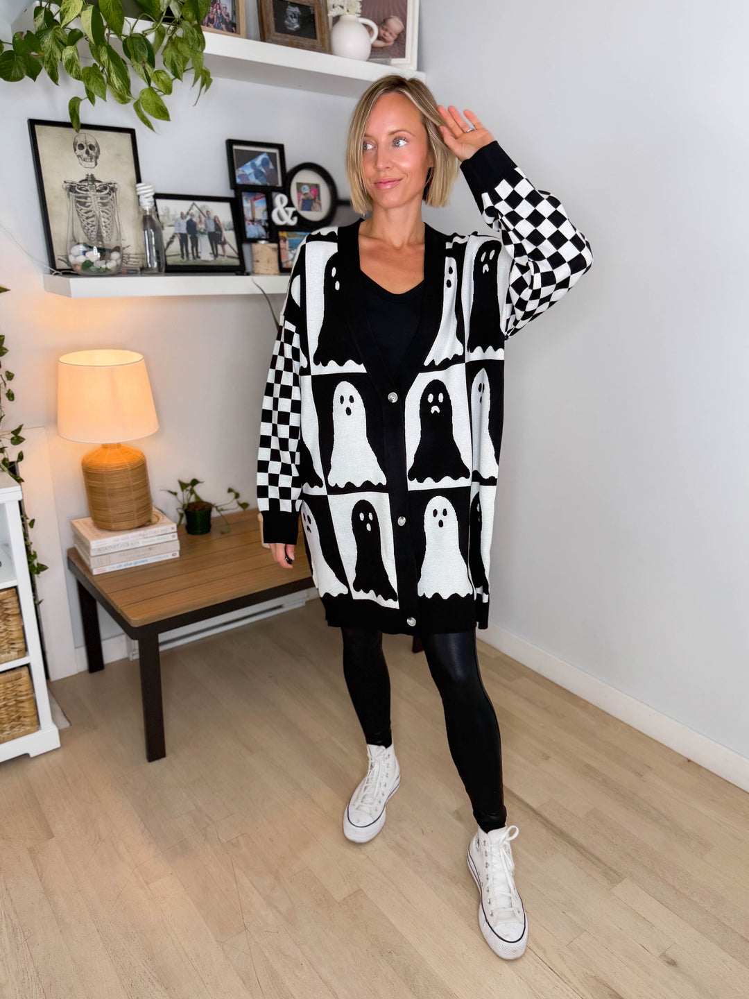 AMPERSAND Ghouls Night Out Oversized Cardigan