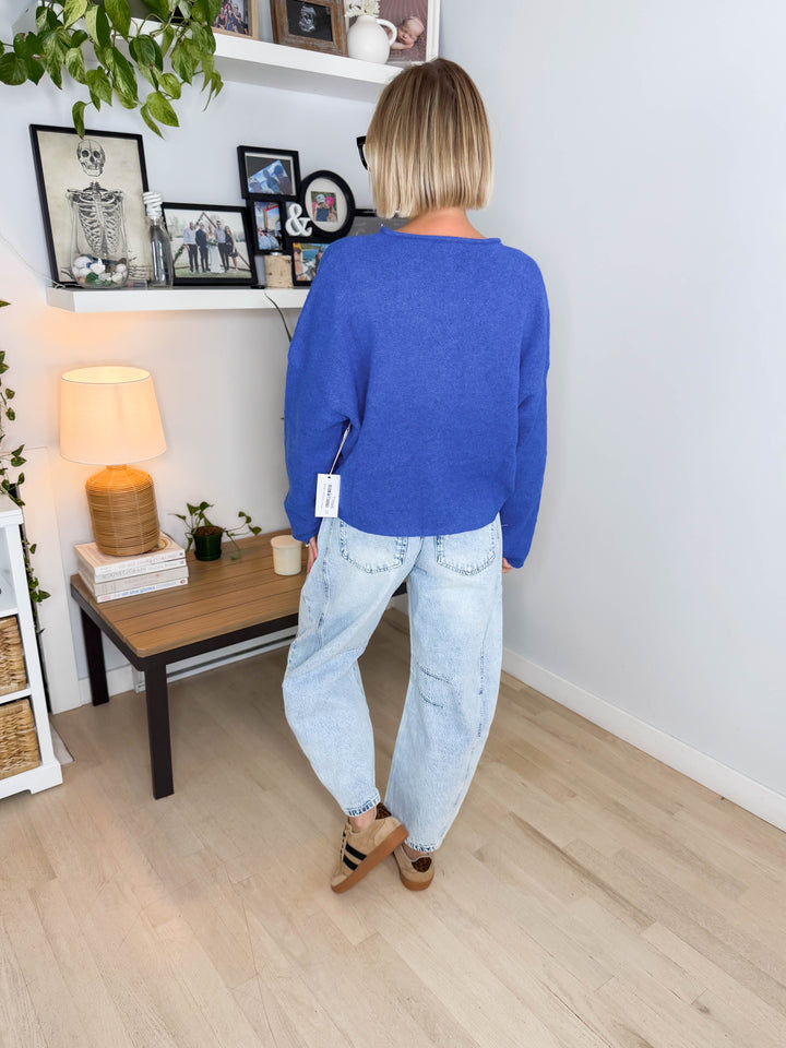 Piper Cardigan- COBALT BLUE