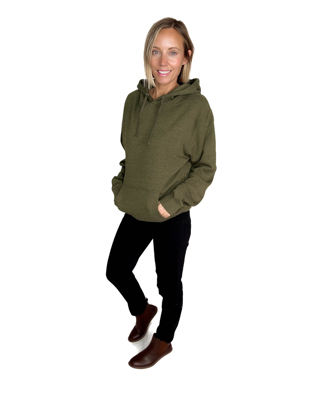 Timber Classic Hoodie- ARMY HEATHER-FINAL SALE