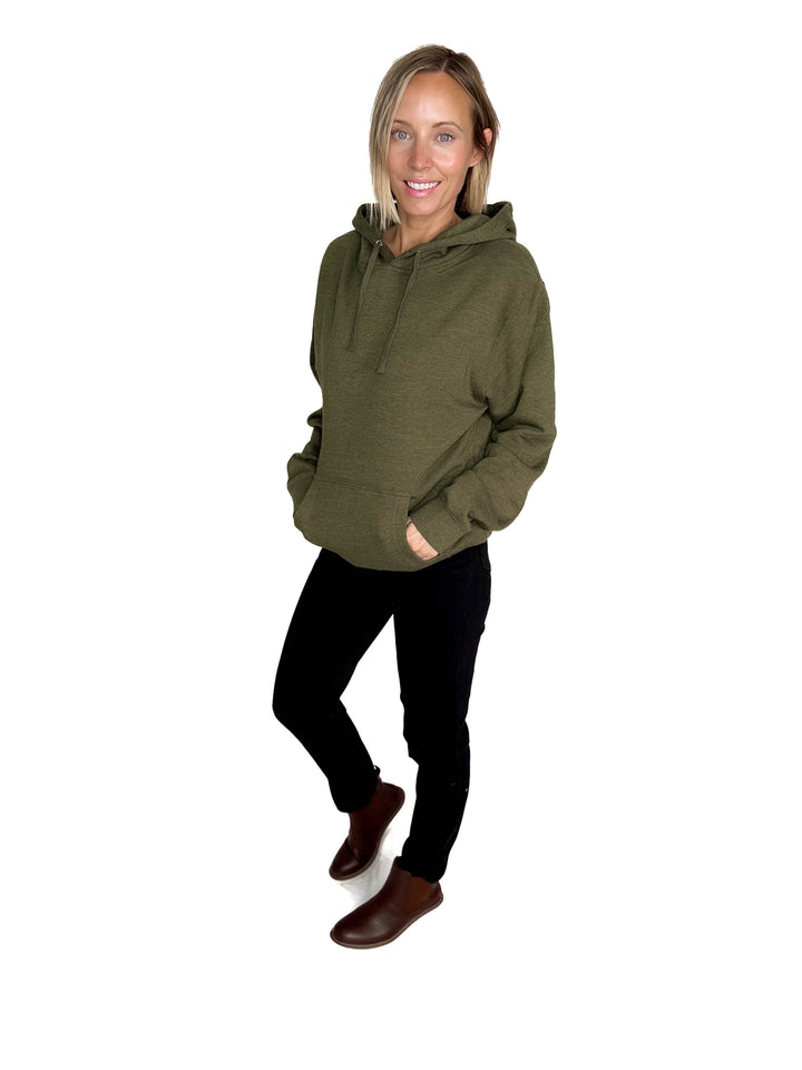 Timber Classic Hoodie- ARMY HEATHER-FINAL SALE