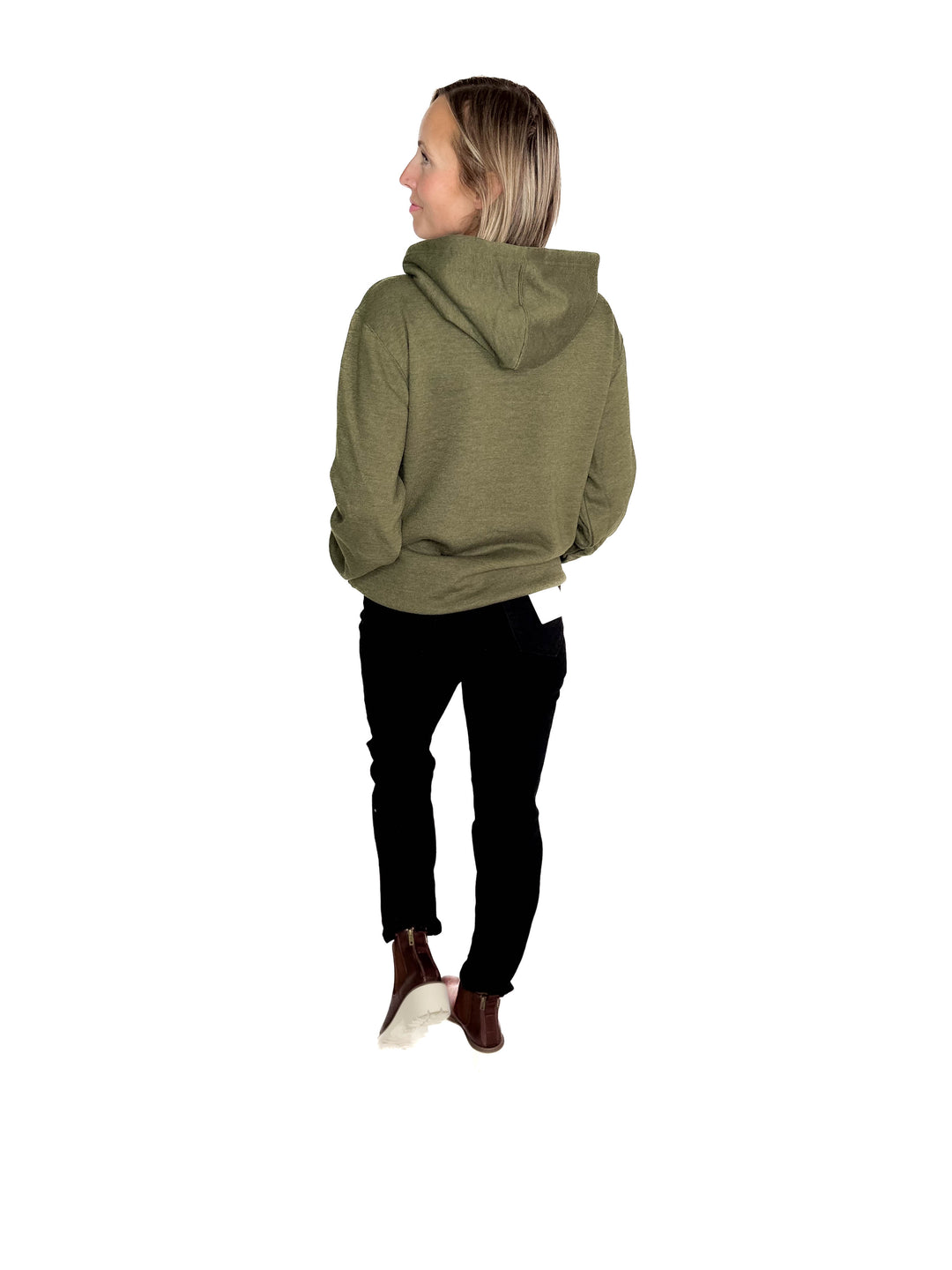Timber Classic Hoodie- ARMY HEATHER-FINAL SALE