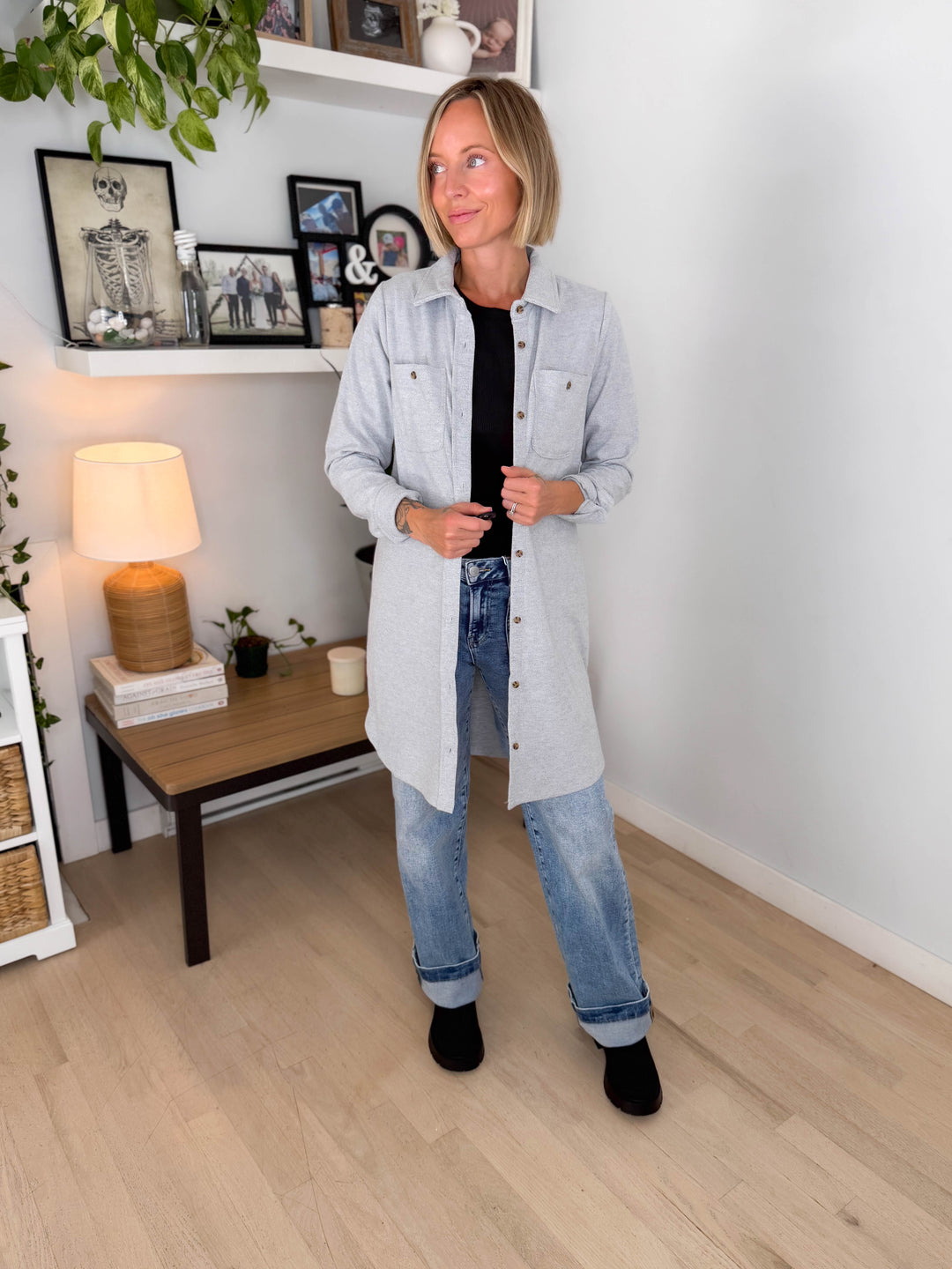 THREAD & SUPPLY Leslie Shacket- GREY HEATHER
