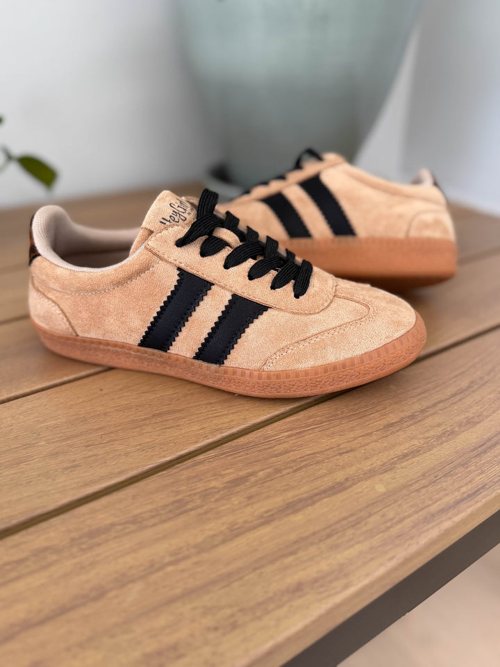 CORKYS Heads Up Comfort Sole Sneaker- CAMEL COMBO