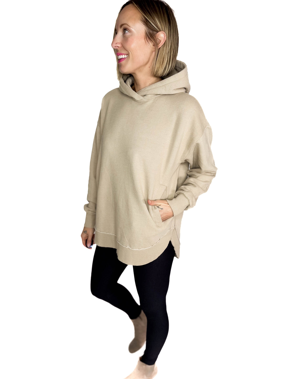 ROYCE Clairmont Hoodie- SAND-FINAL SALE