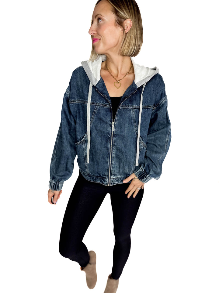 Plato Denim Hoodie Jacket