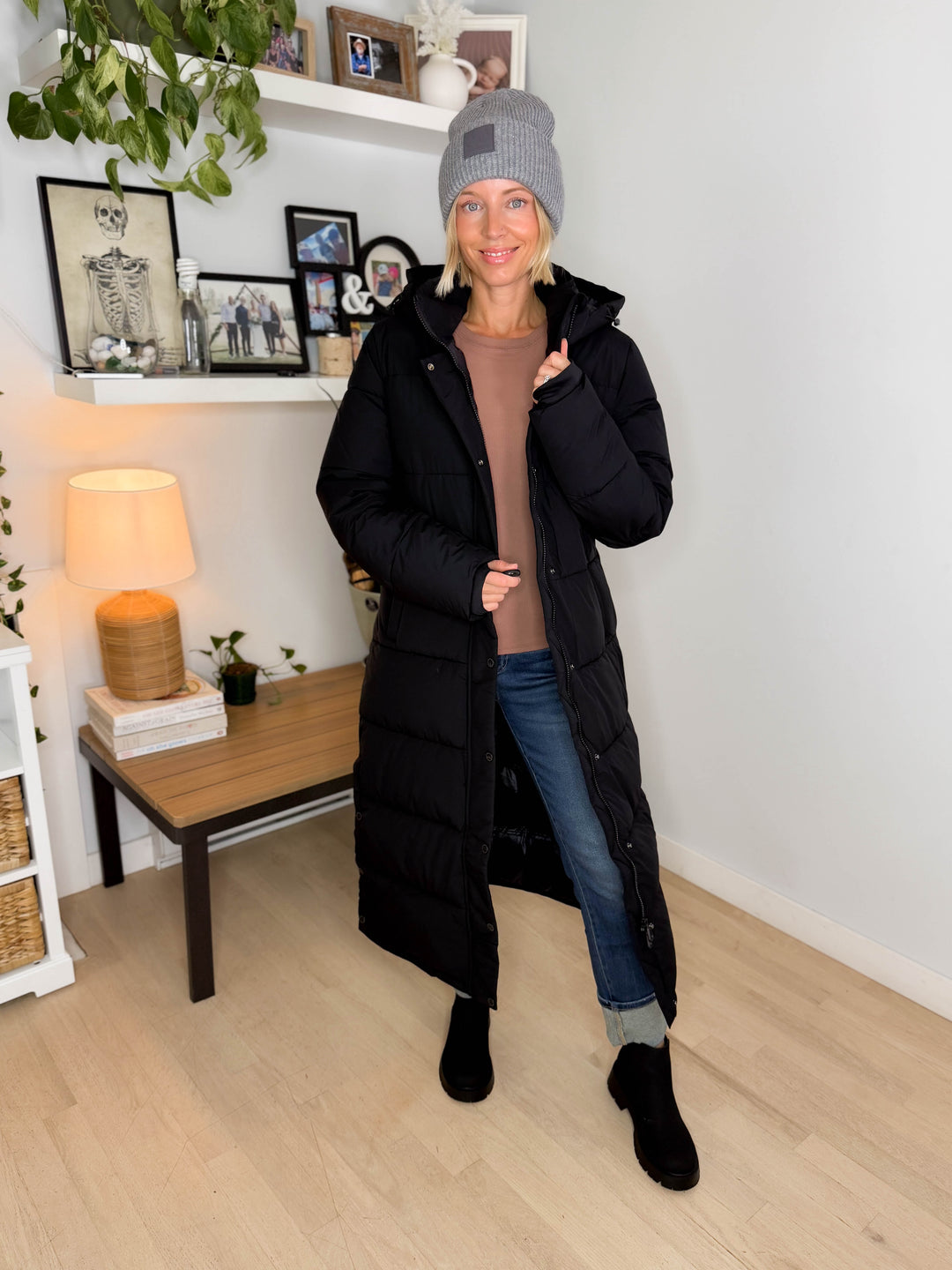 ONLY Premium Puff XLong Jacket- BLACK