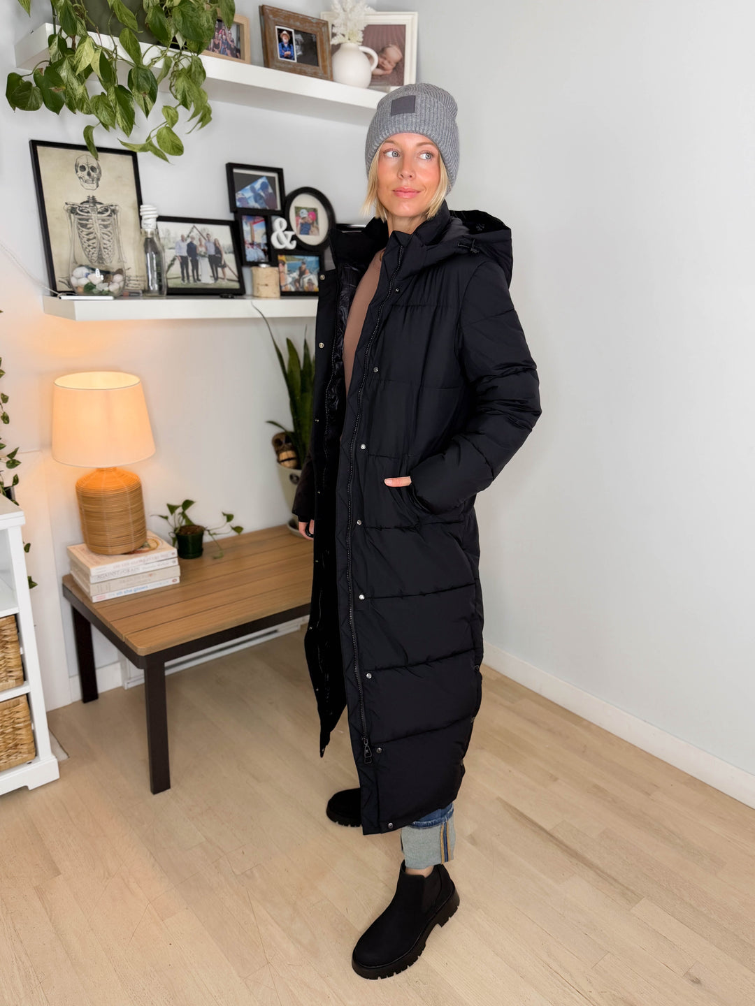 ONLY Premium Puff XLong Jacket- BLACK