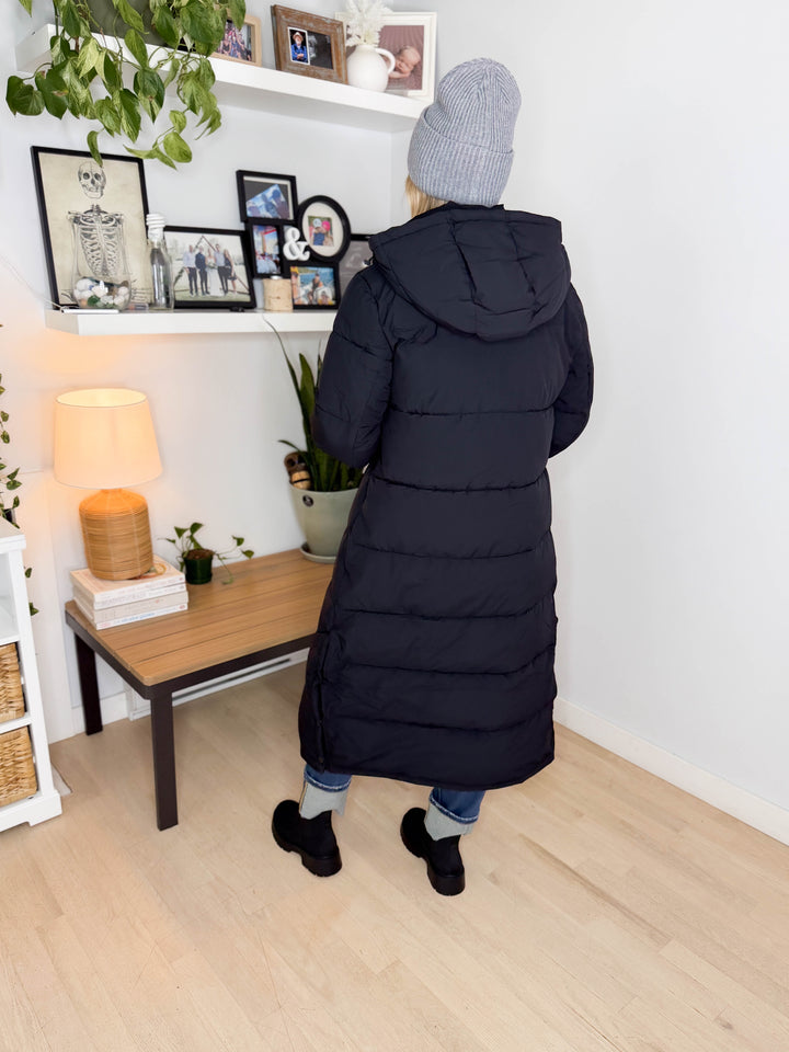 ONLY Premium Puff XLong Jacket- BLACK