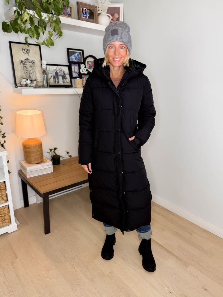 ONLY Premium Puff XLong Jacket- BLACK