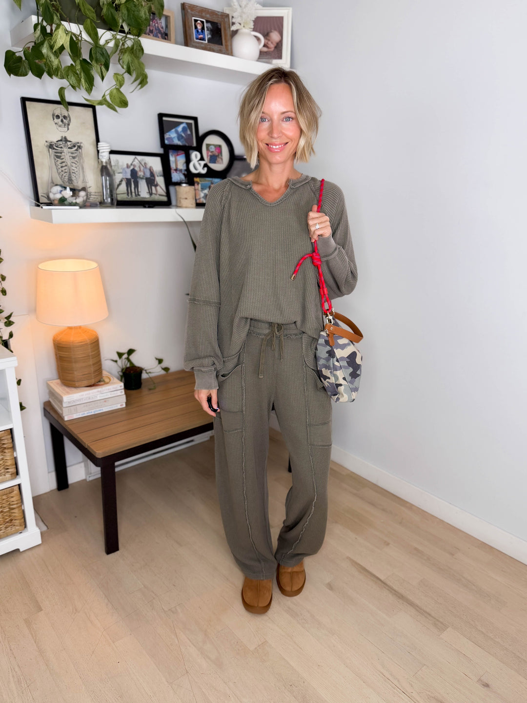 Cosette Canvas Shoulder Bag- CAMO