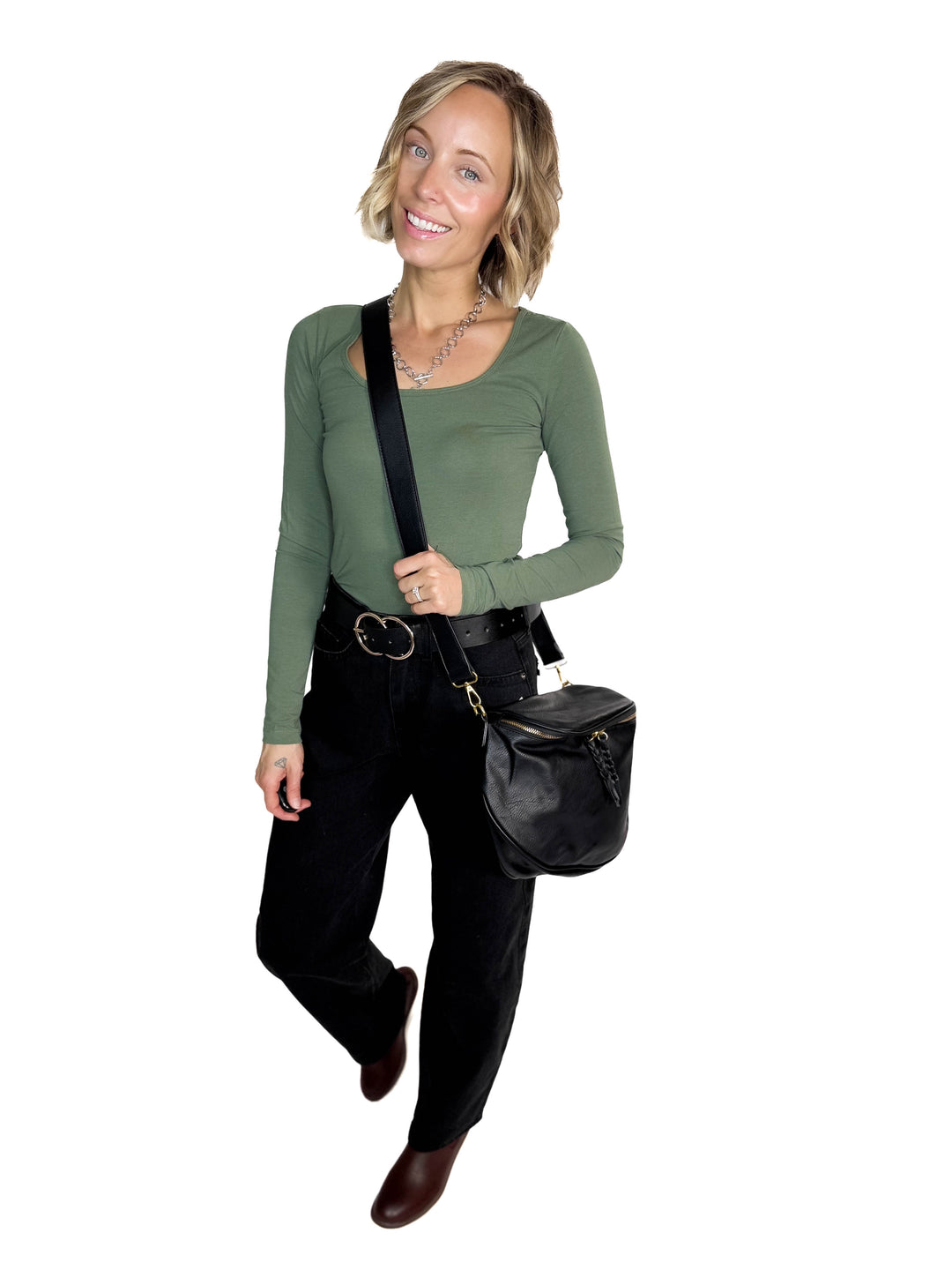 Megan Sling Bag- BLACK