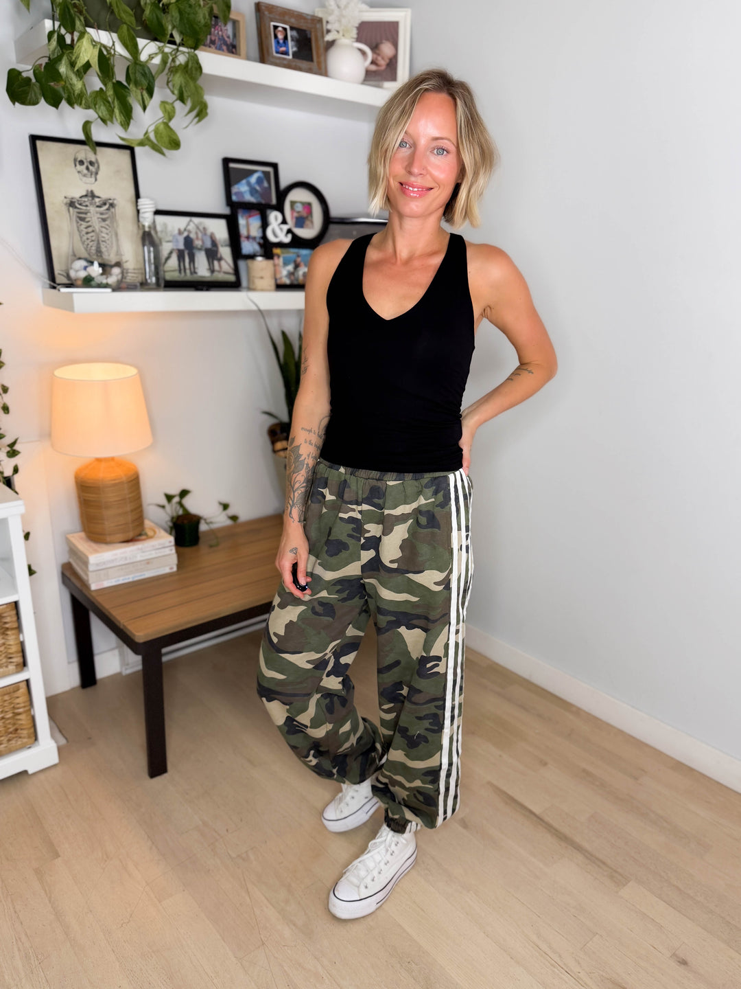 Copperly Soft Washed Camo Joggers- VINTAGE CAMO