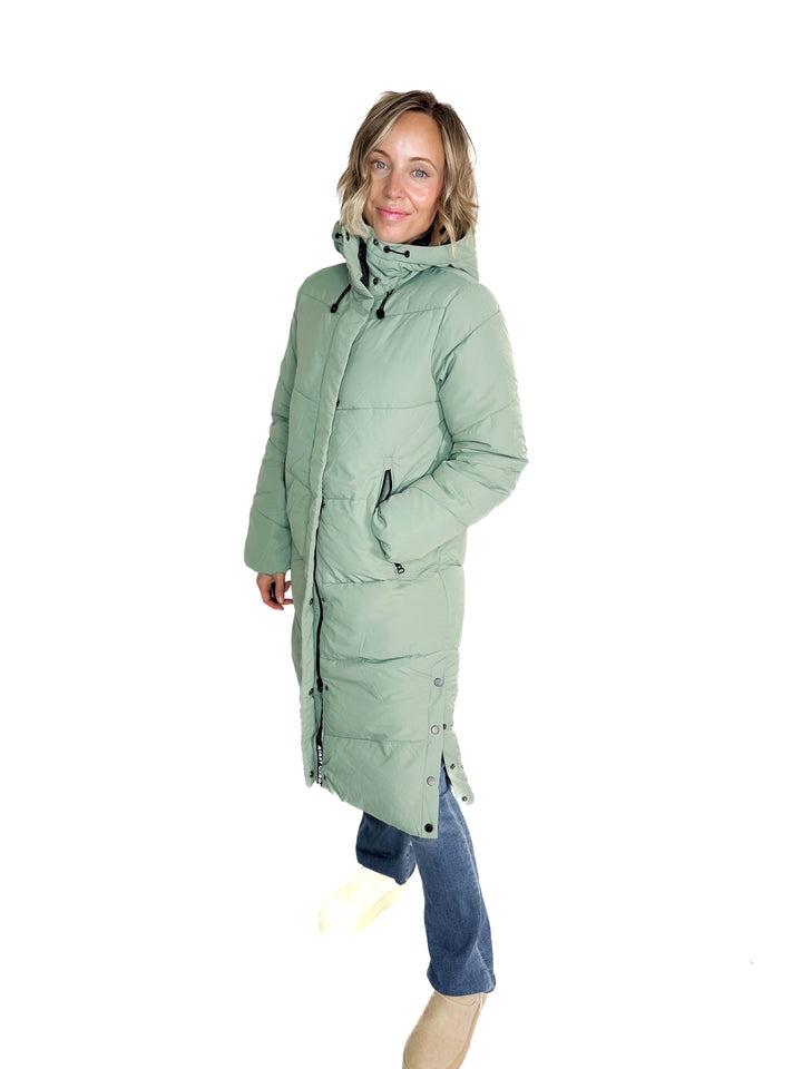 ONLY Maggi Long Puffer Coat- LILY PAD