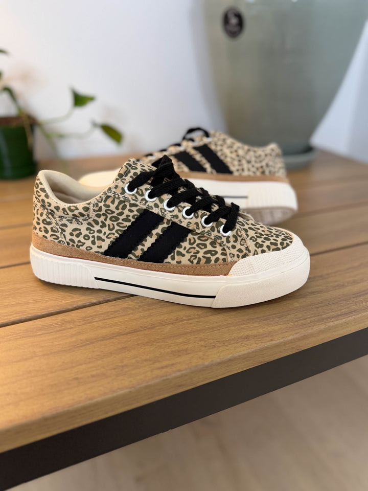 CORKYS That's Her Sneaker- SAND LEOPARD