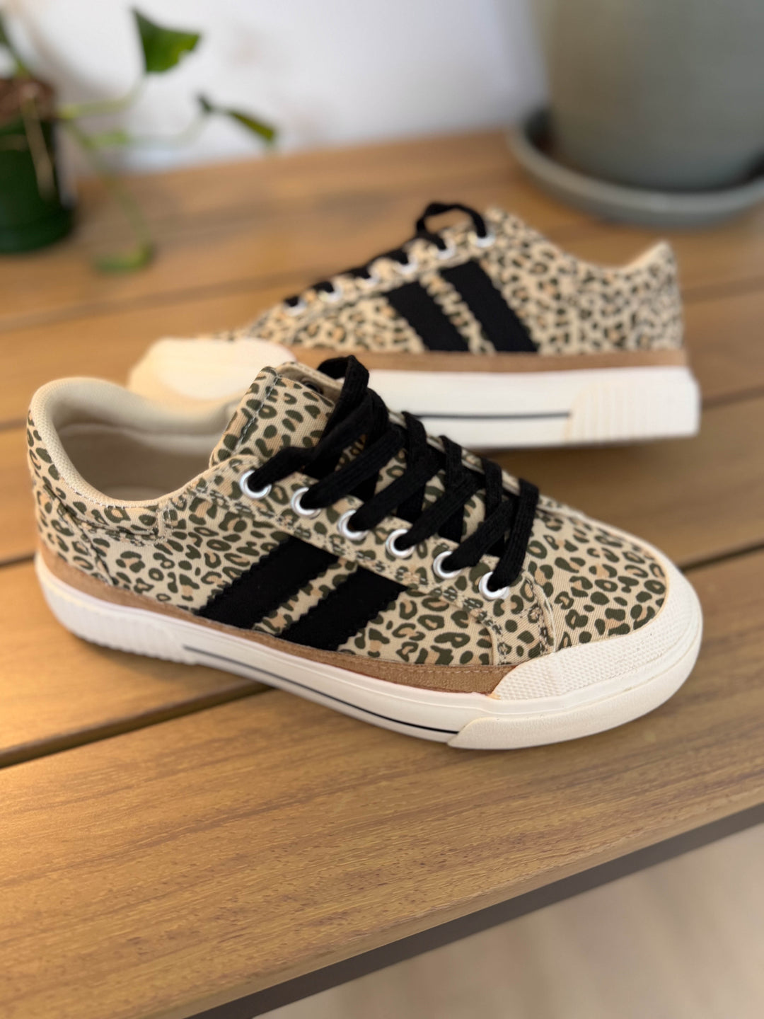 CORKYS That's Her Sneaker- SAND LEOPARD