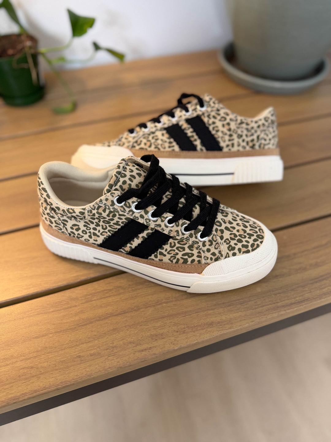 CORKYS That's Her Sneaker- SAND LEOPARD