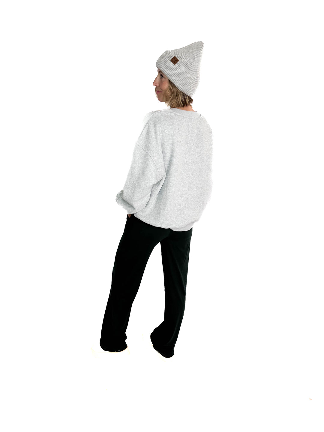 Merry Embroidered Crewneck Sweatshirt