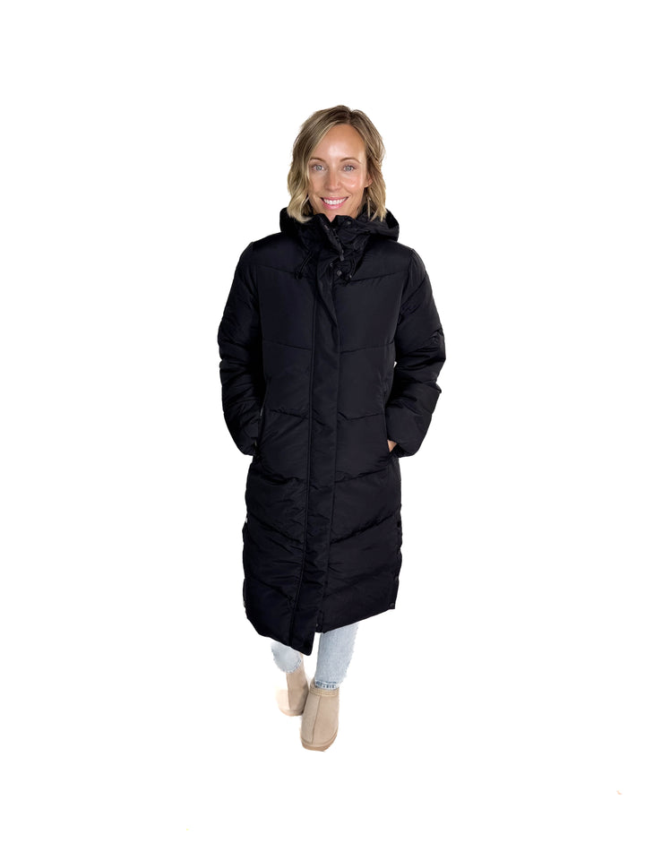 ONLY Maggi Long Puffer Coat- BLACK