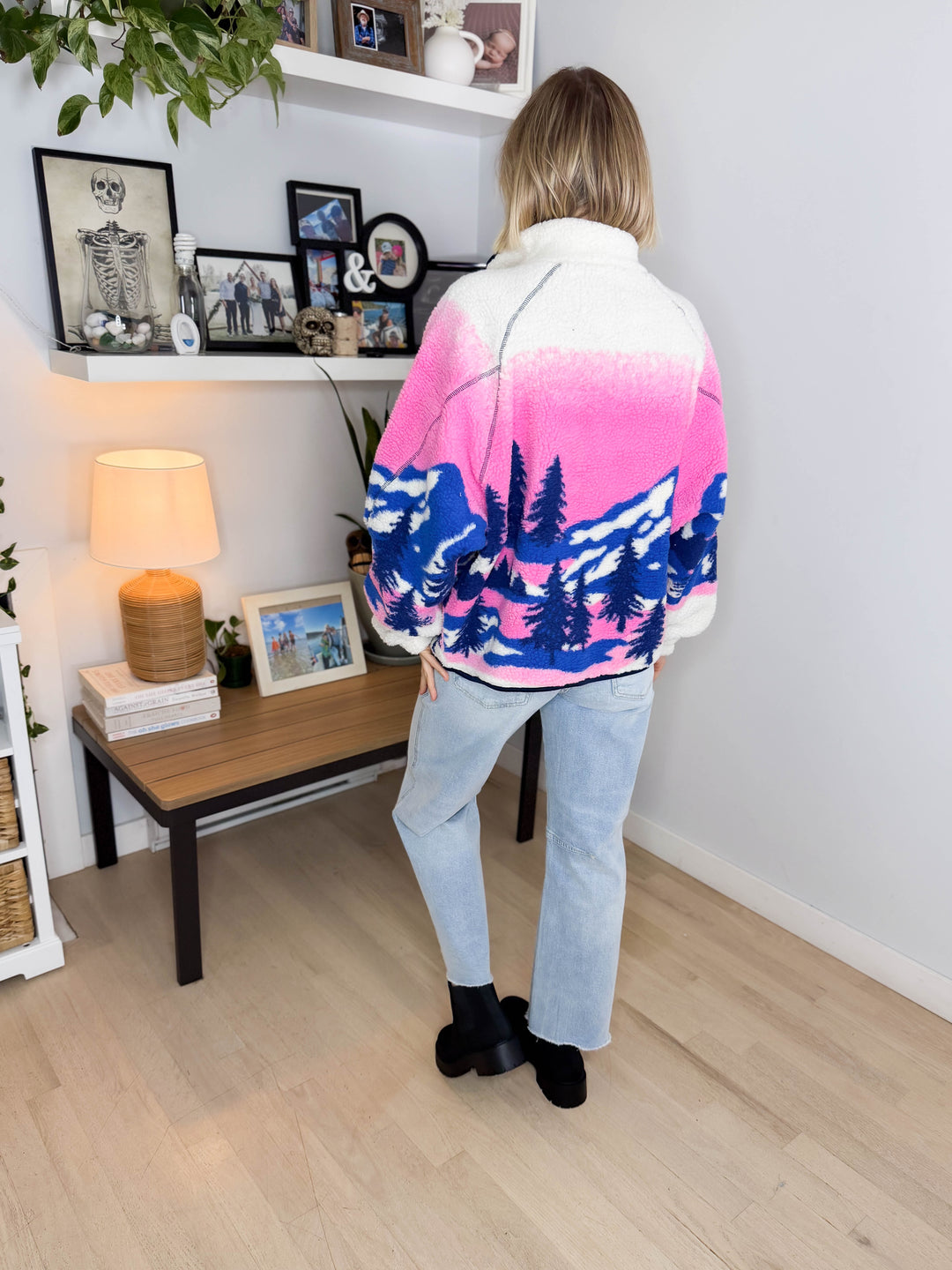 Lora Mountain Fleece Jacket- MULTI