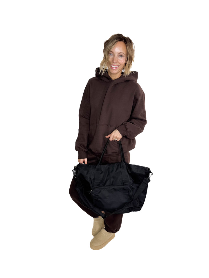 Essential Duffle Bag- BLACK