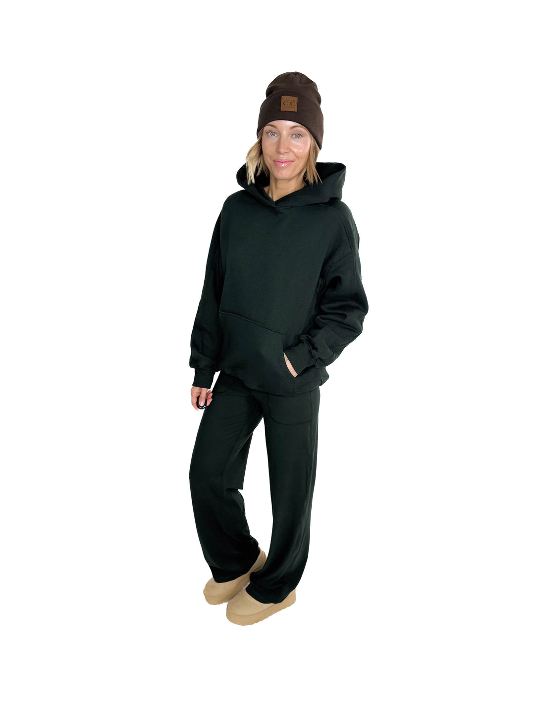 Rowan Fleece Hoodie- REGENCY GREEN