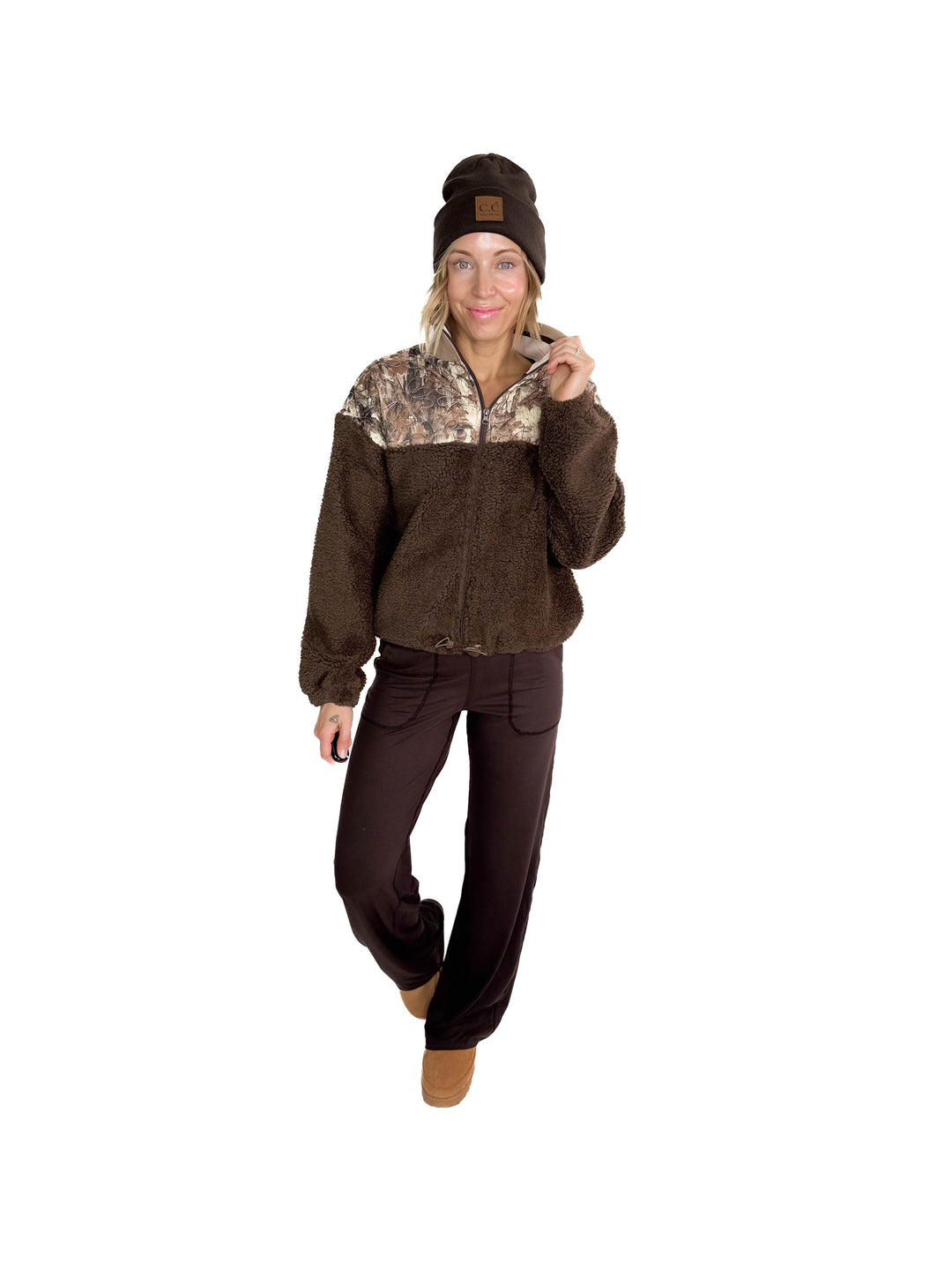 Wilder Camo Sherpa Pullover