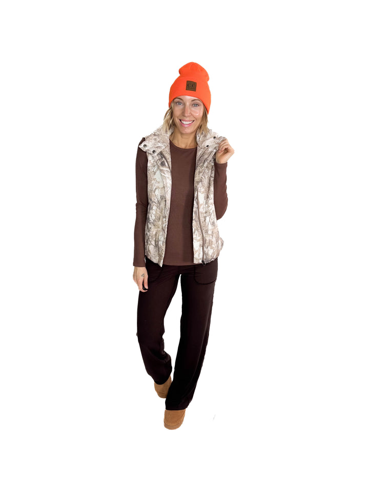 Woodsley Camo Puffer Vest