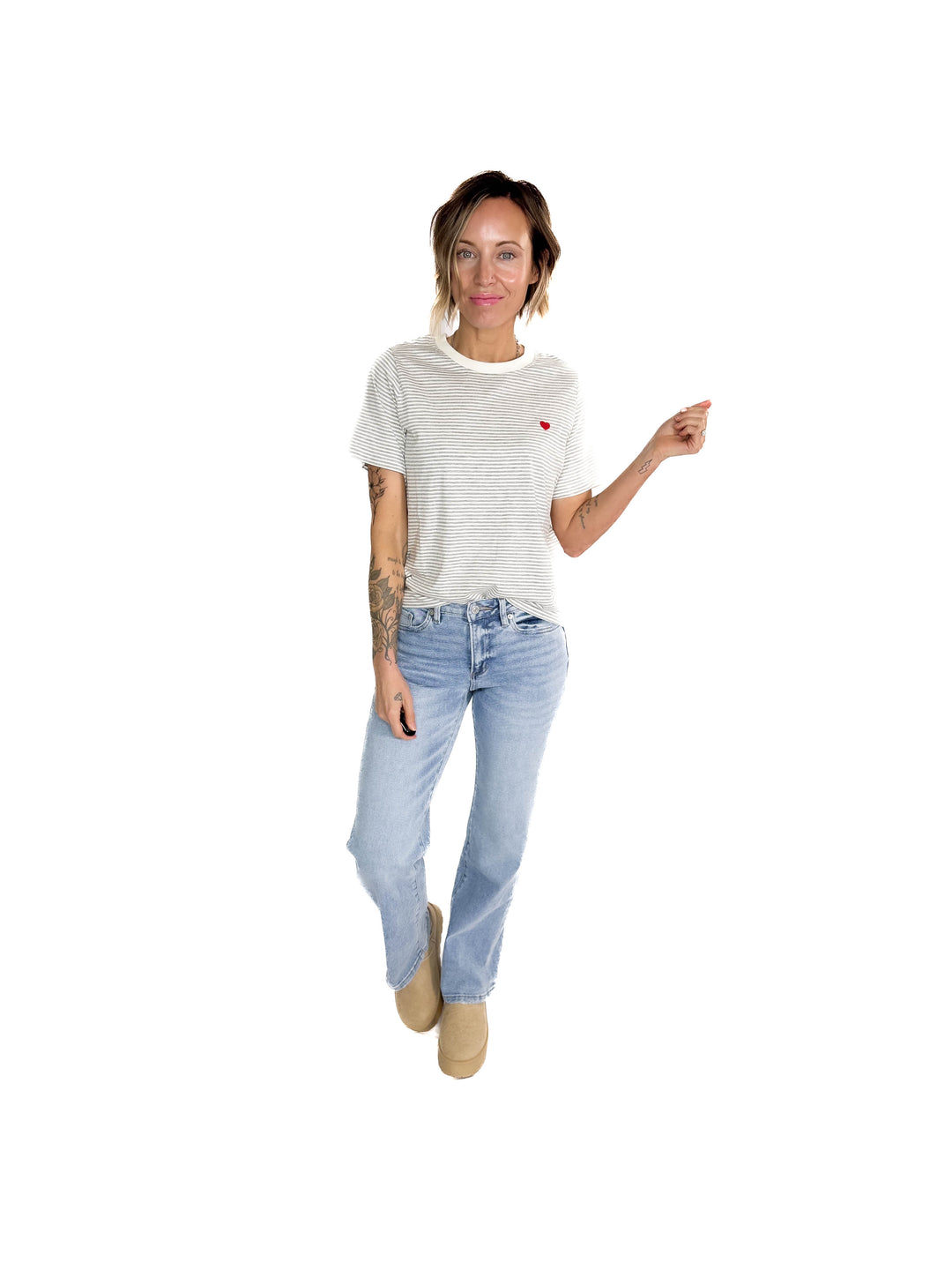 ONLY Iza T-shirt- CLOUD DANCER