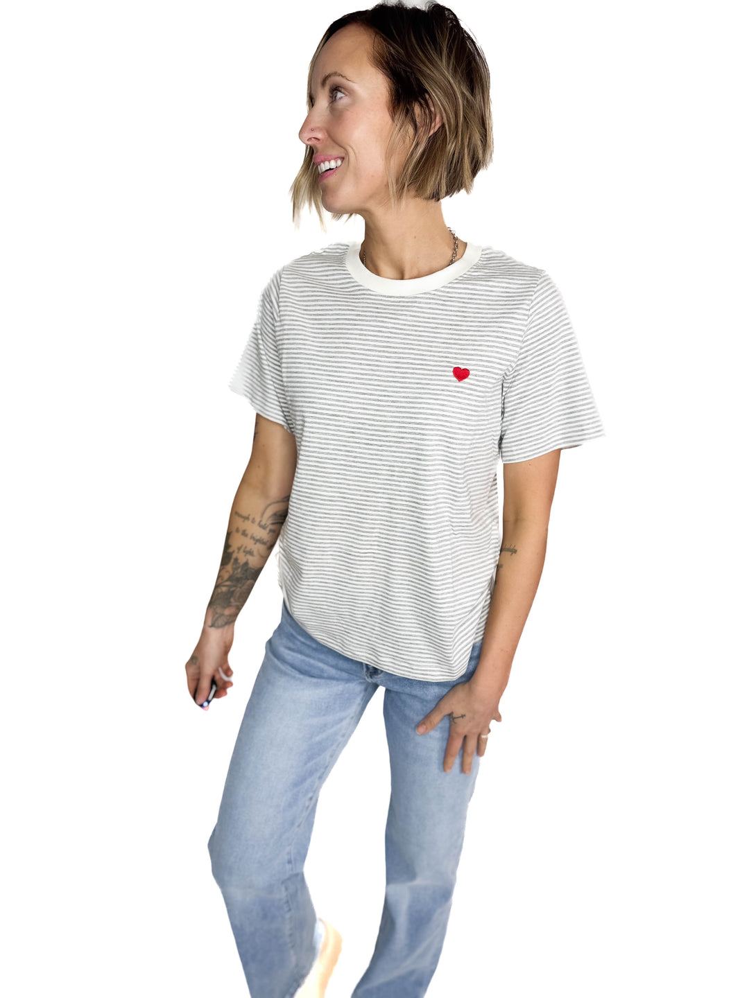 ONLY Iza T-shirt- CLOUD DANCER