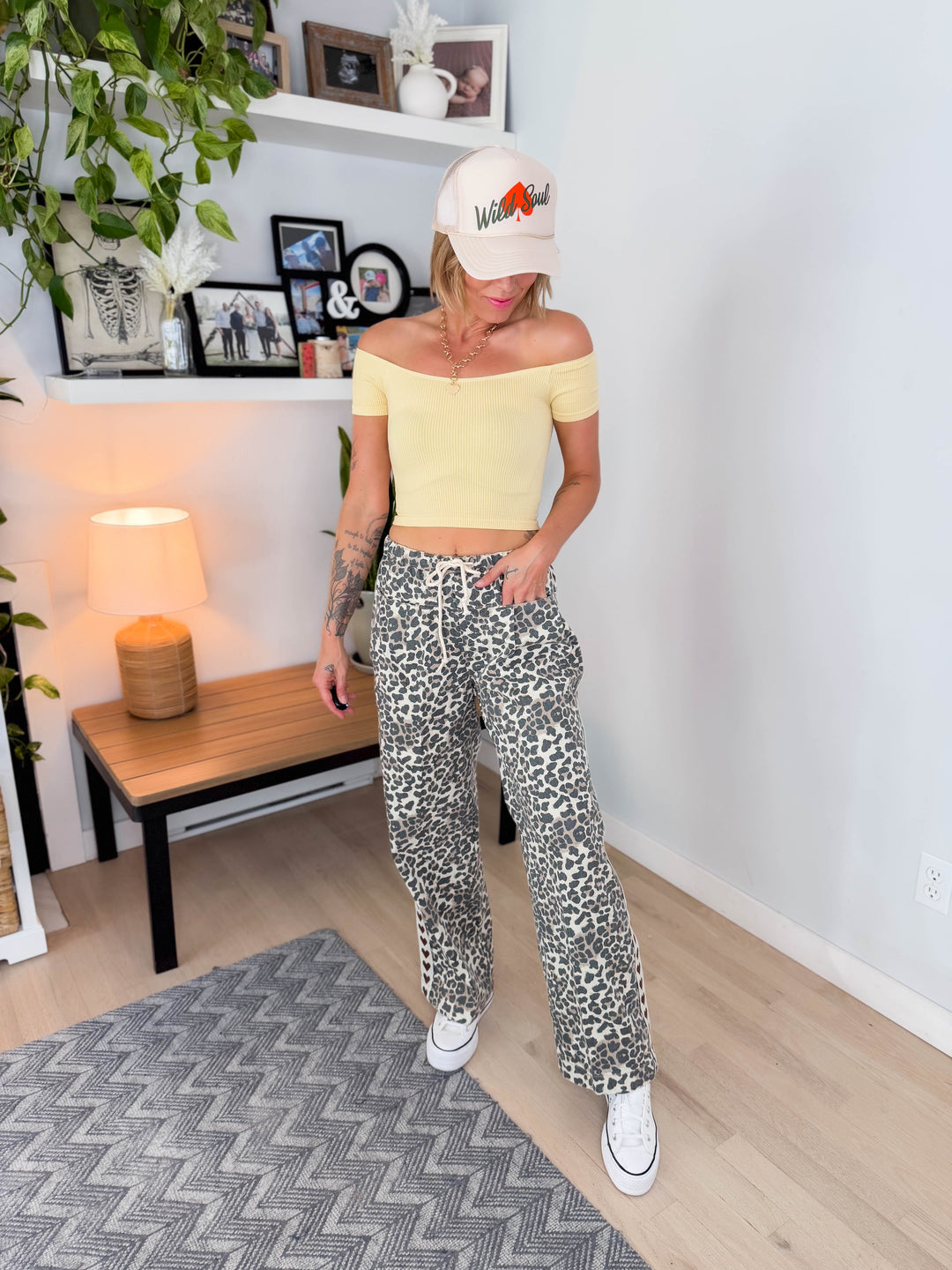 Haisley Off Should Seamless Crop- BUTTER YELLOW