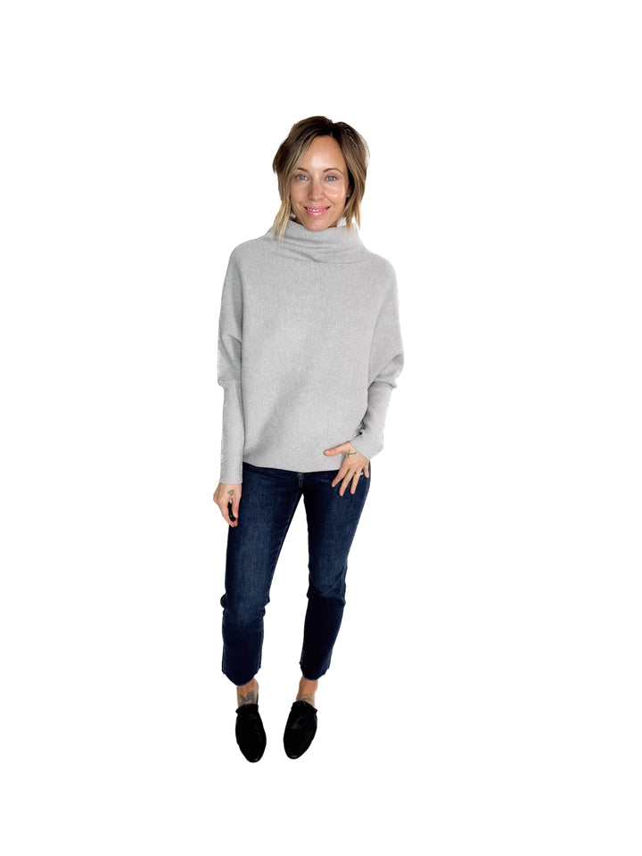 Maren Dolman Sweater- HTHR GREY