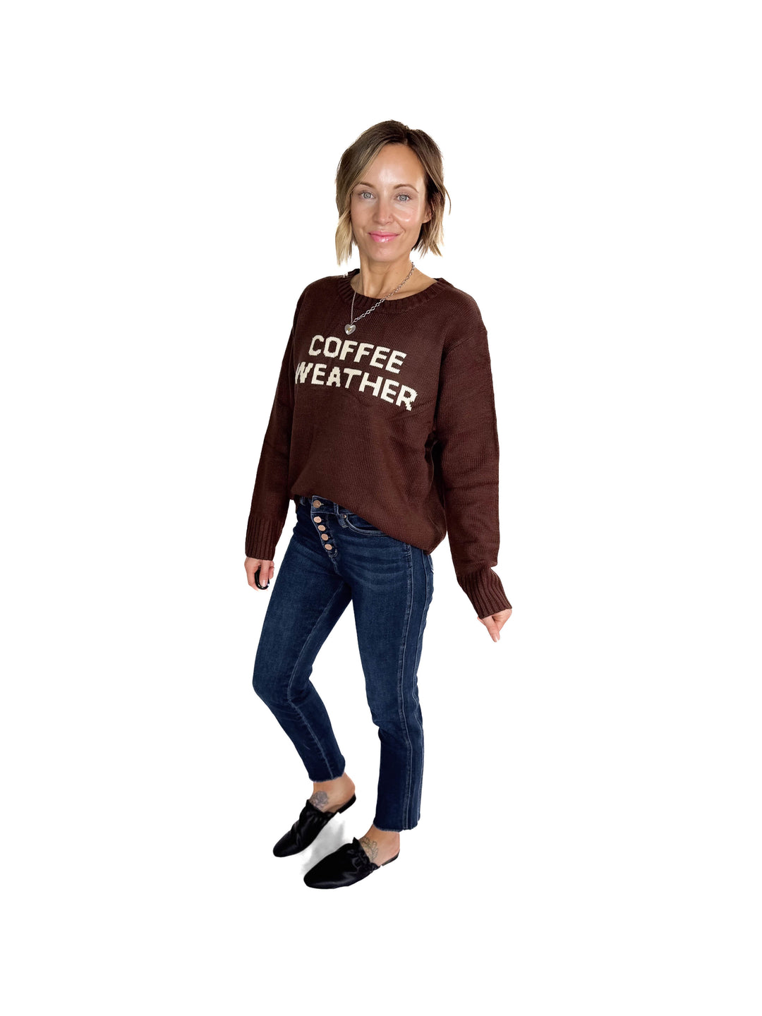 Coffee Weather Knit Sweater