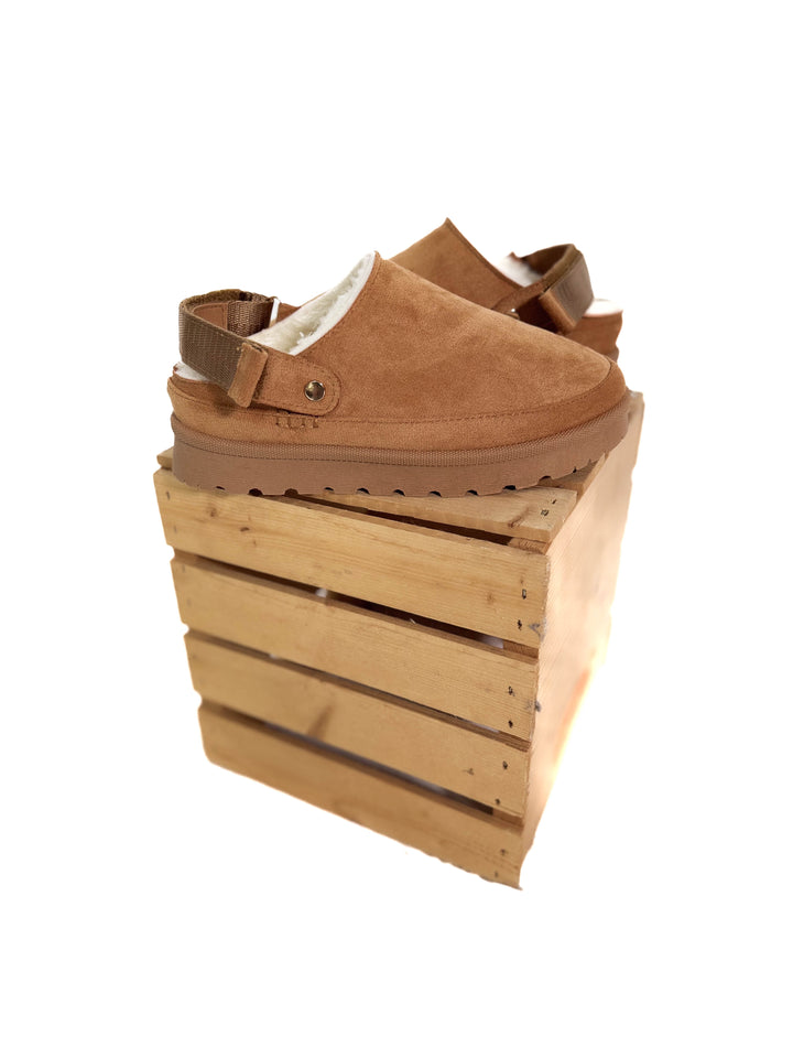 Sawyer Strap Faux Fur Slip-On- TAN