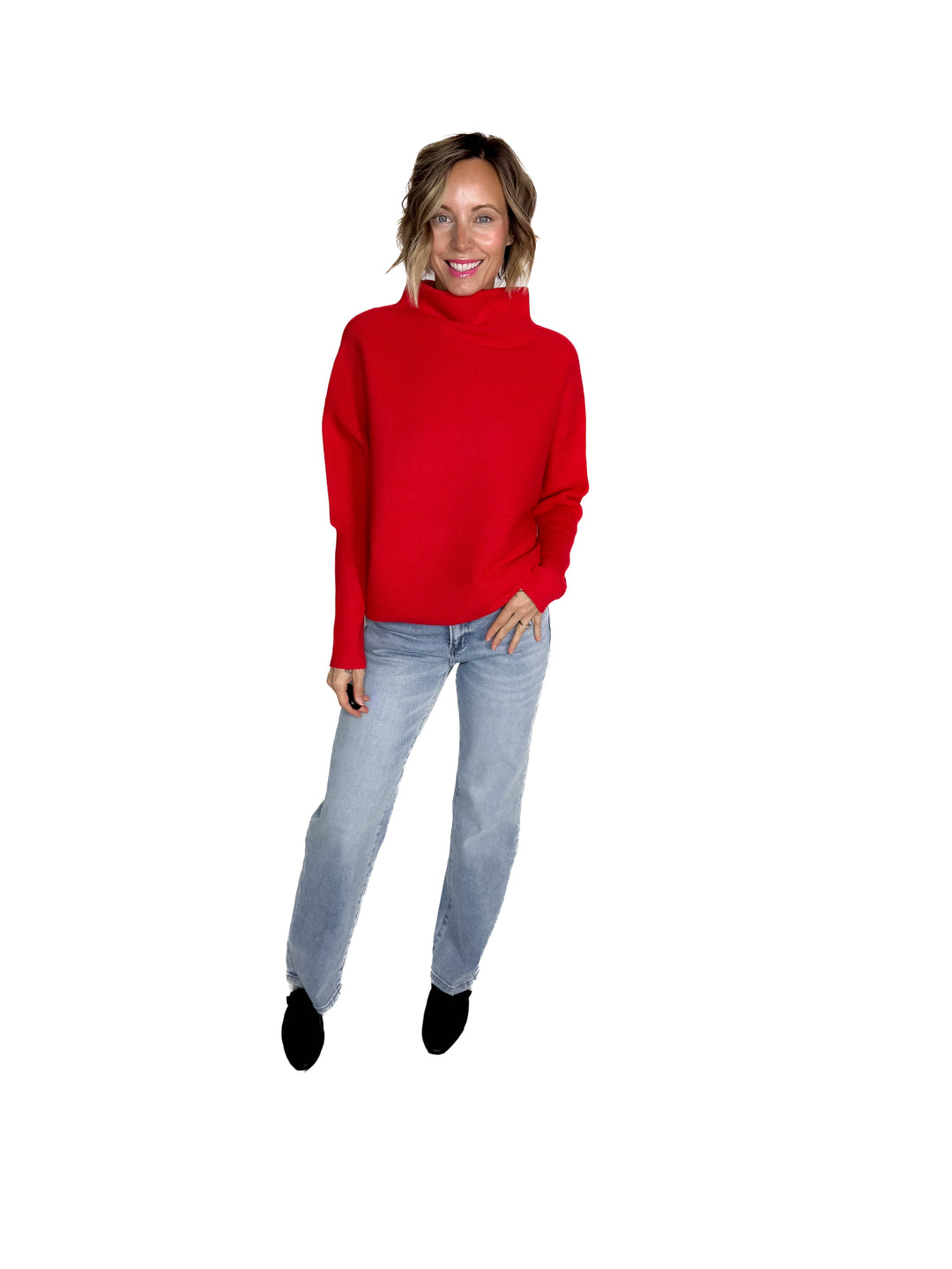 Maren Dolman Sweater- RUBY