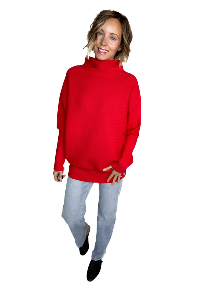 Maren Dolman Sweater- RUBY