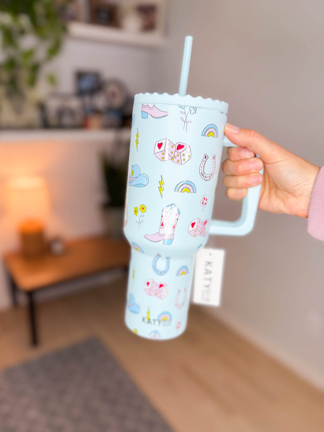 Lucky Girl Western Tumbler- MINT