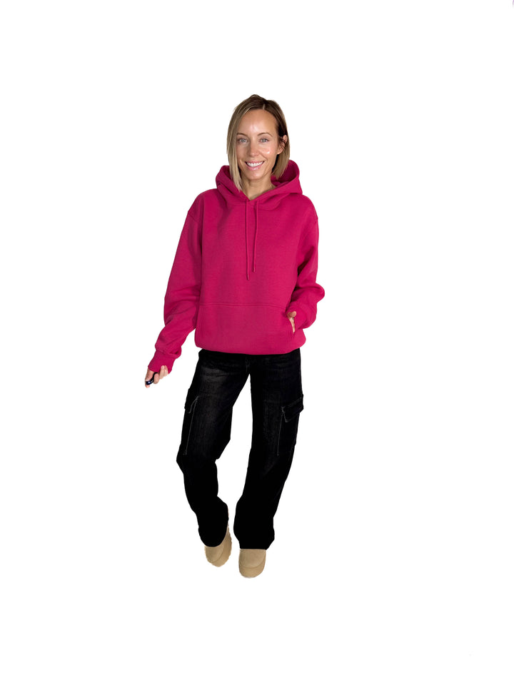 MONO B Calla Cloud Hoodie- PLUM PINK