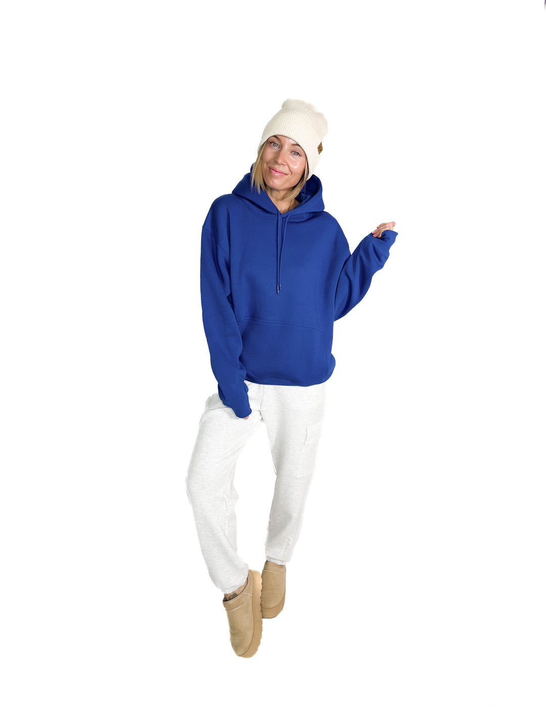 MONO B Calla Cloud Hoodie- DEEP INDIGO