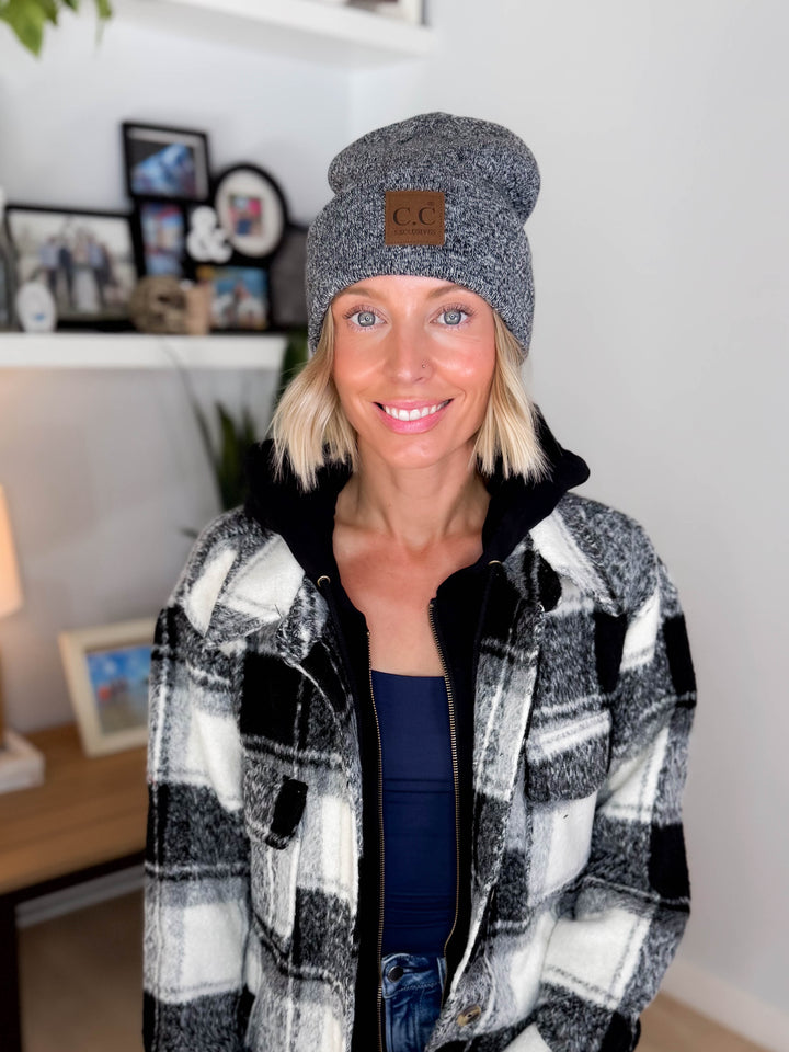 CC Classic Beanie- DARK MELANGE GREY