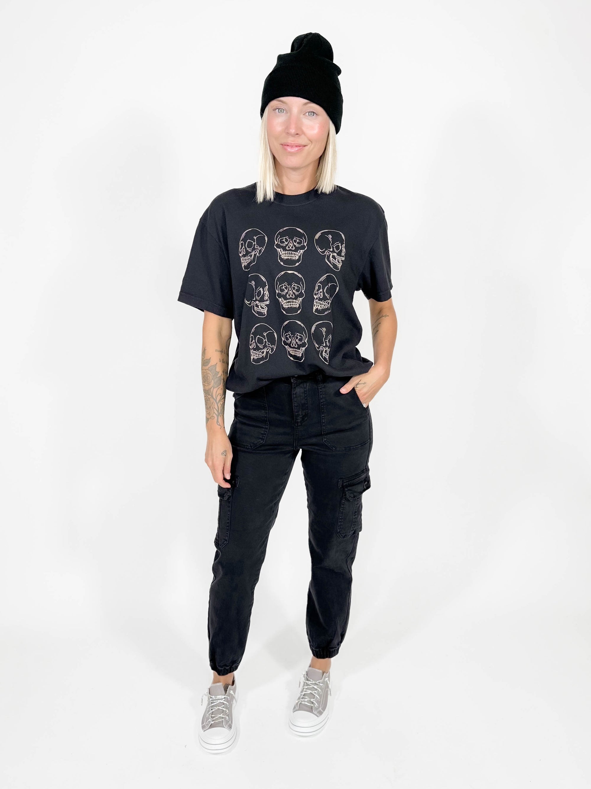 Gold Skelly Relaxed T-Shirt