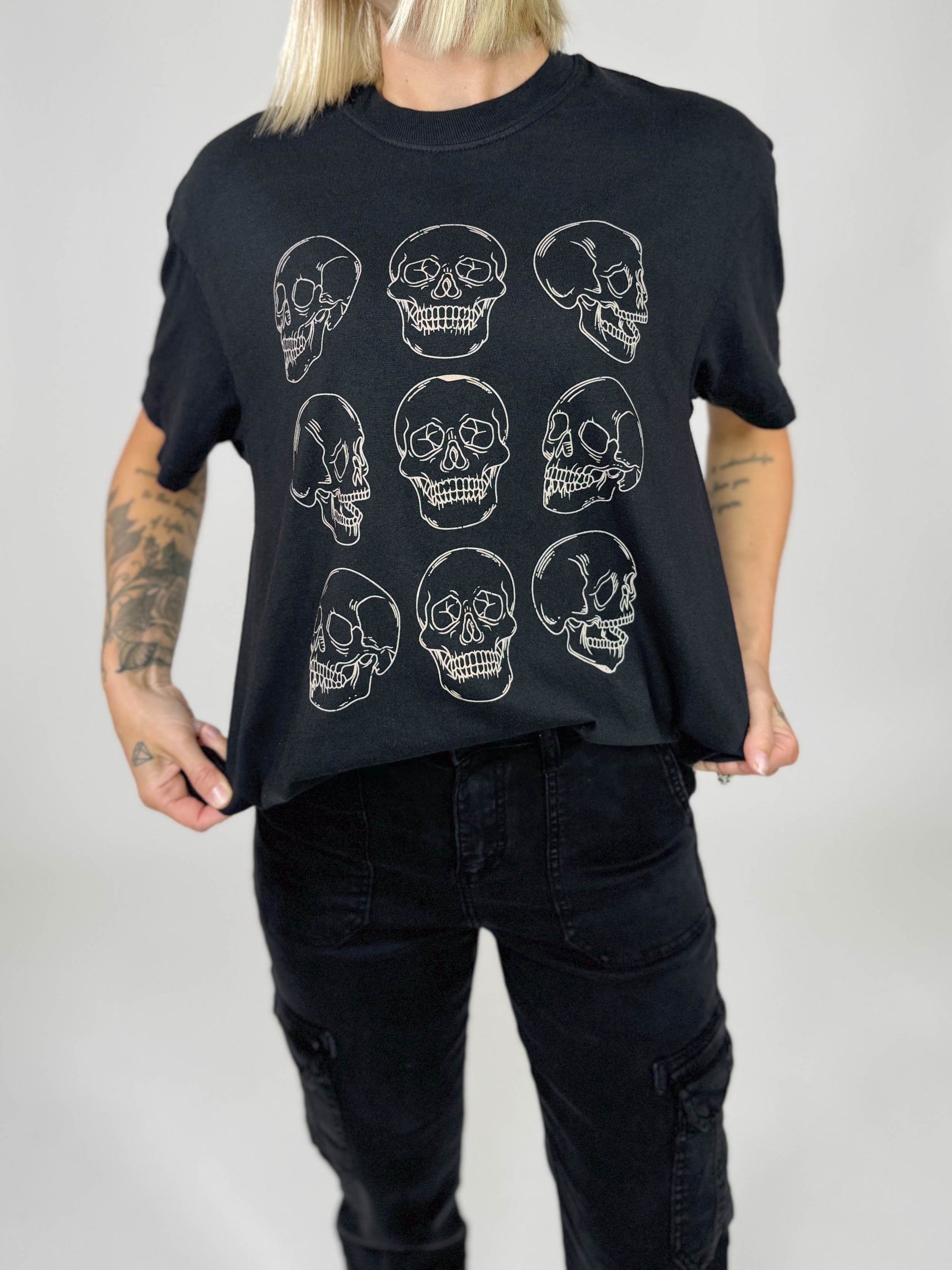 Gold Skelly Relaxed T-Shirt