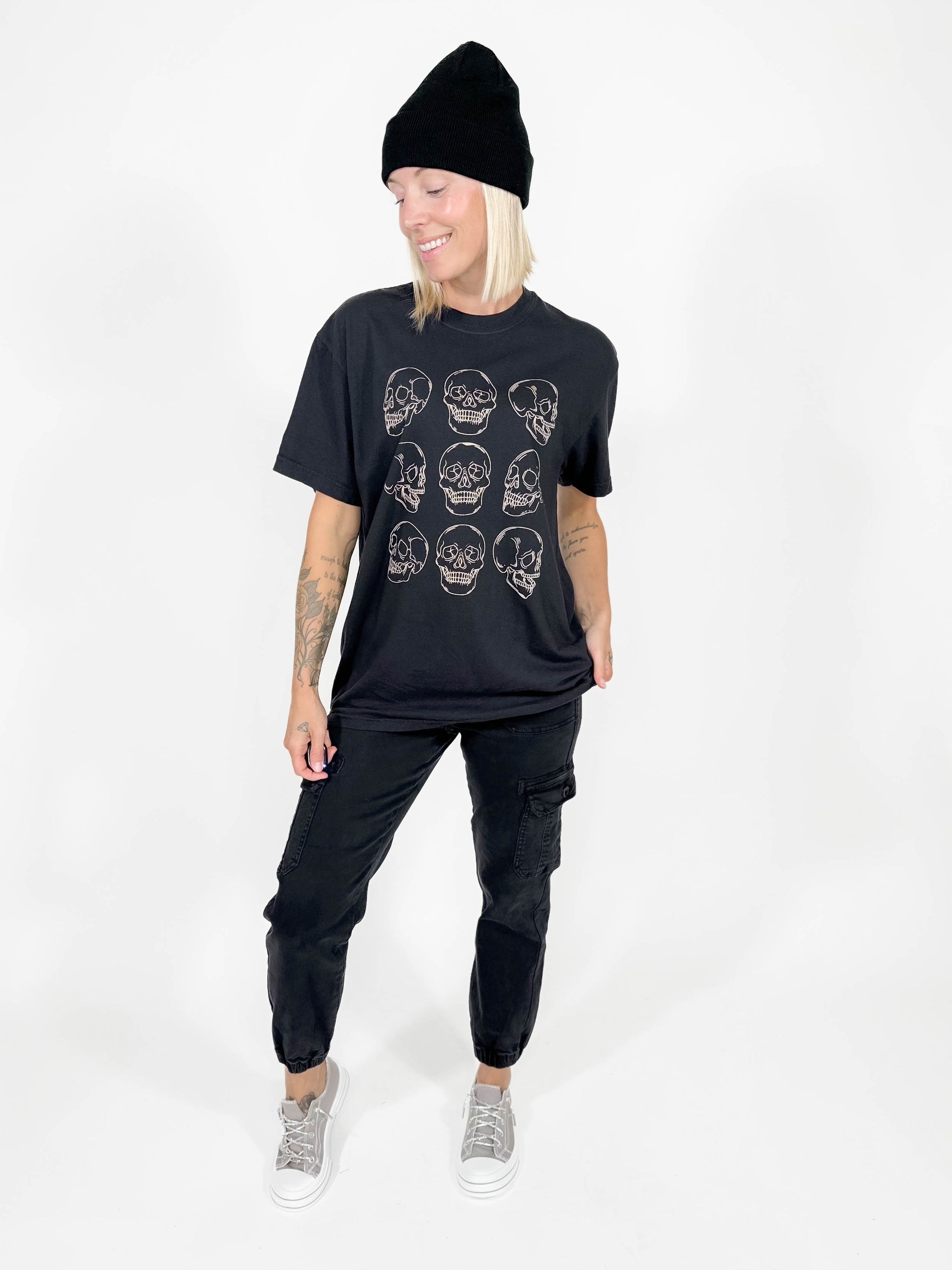 Gold Skelly Relaxed T-Shirt