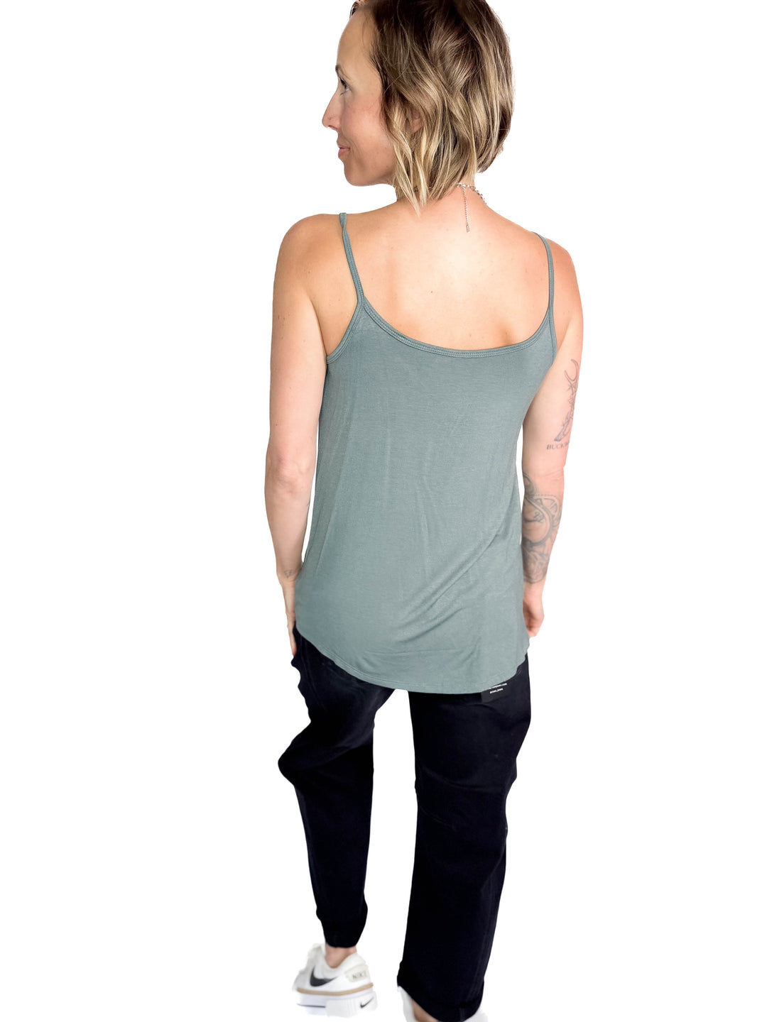 Khloe Reversible Spaghetti Cami- ASH JADE-FINAL SALE