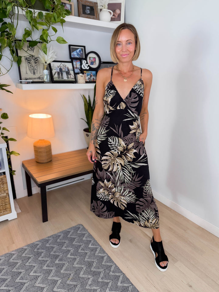 Finlee Tropical Print Cami Dress