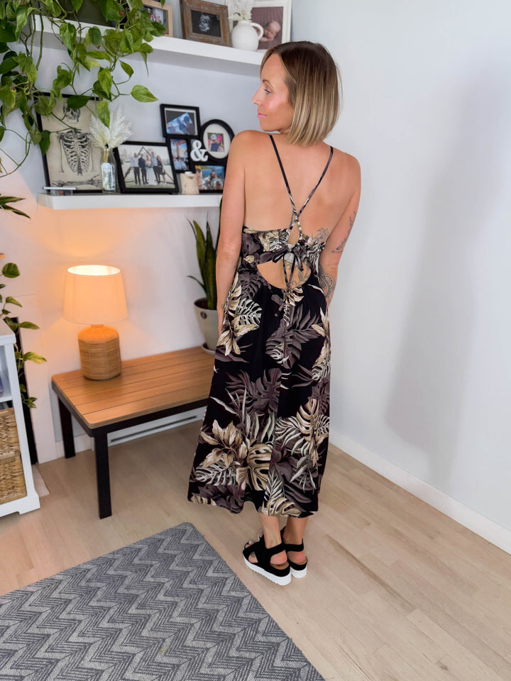 Finlee Tropical Print Cami Dress