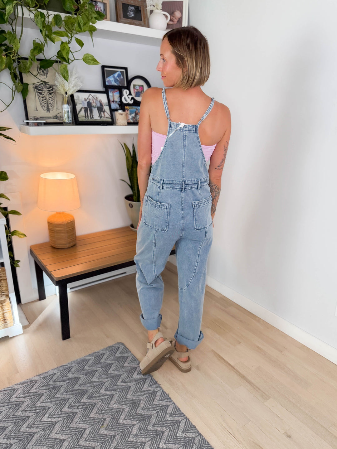 Sudara Washed Denim Jumpsuit