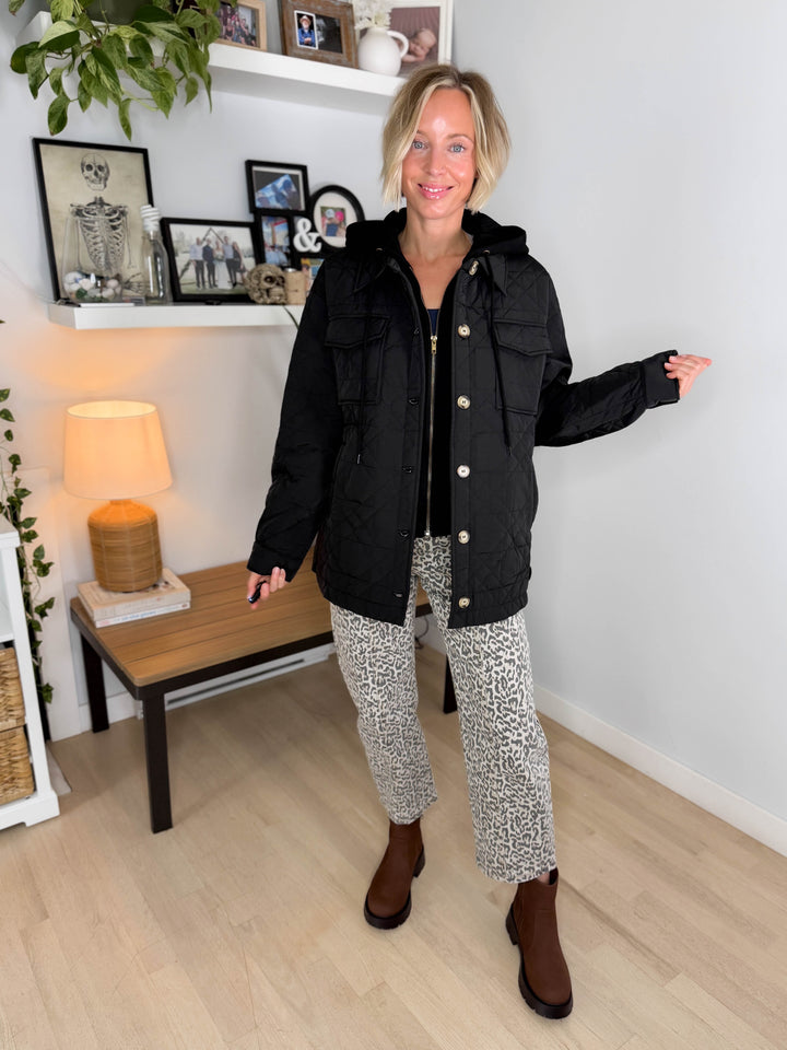 Drusilla Twofer Jacket- BLACK