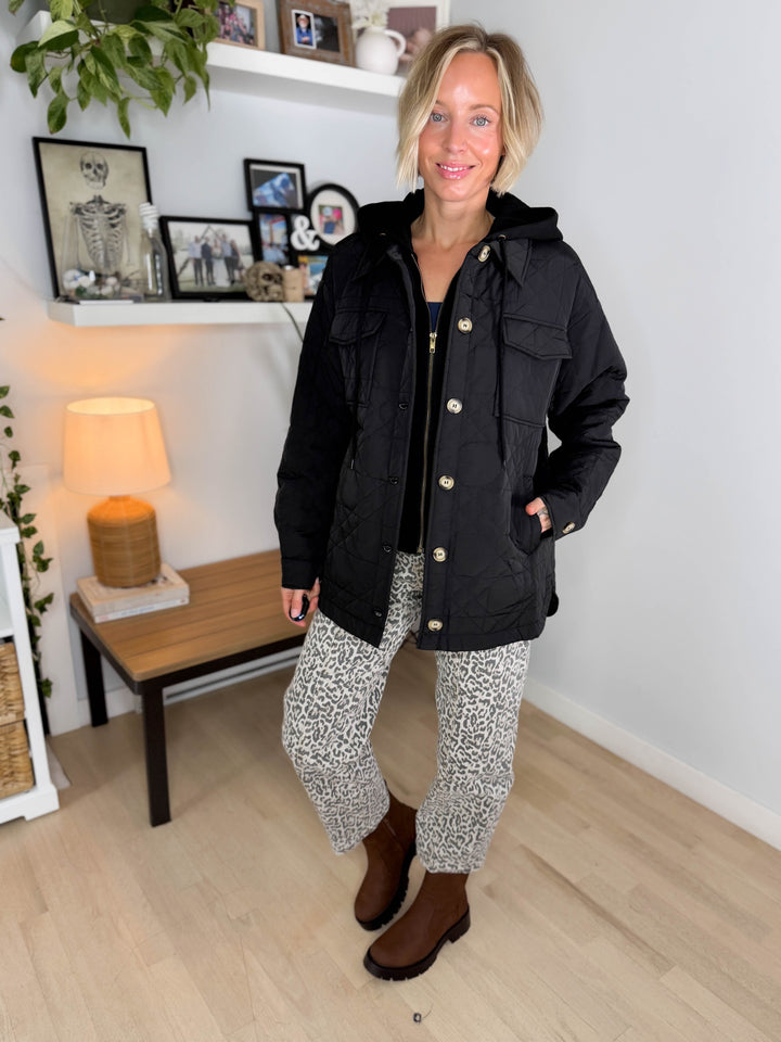Drusilla Twofer Jacket- BLACK