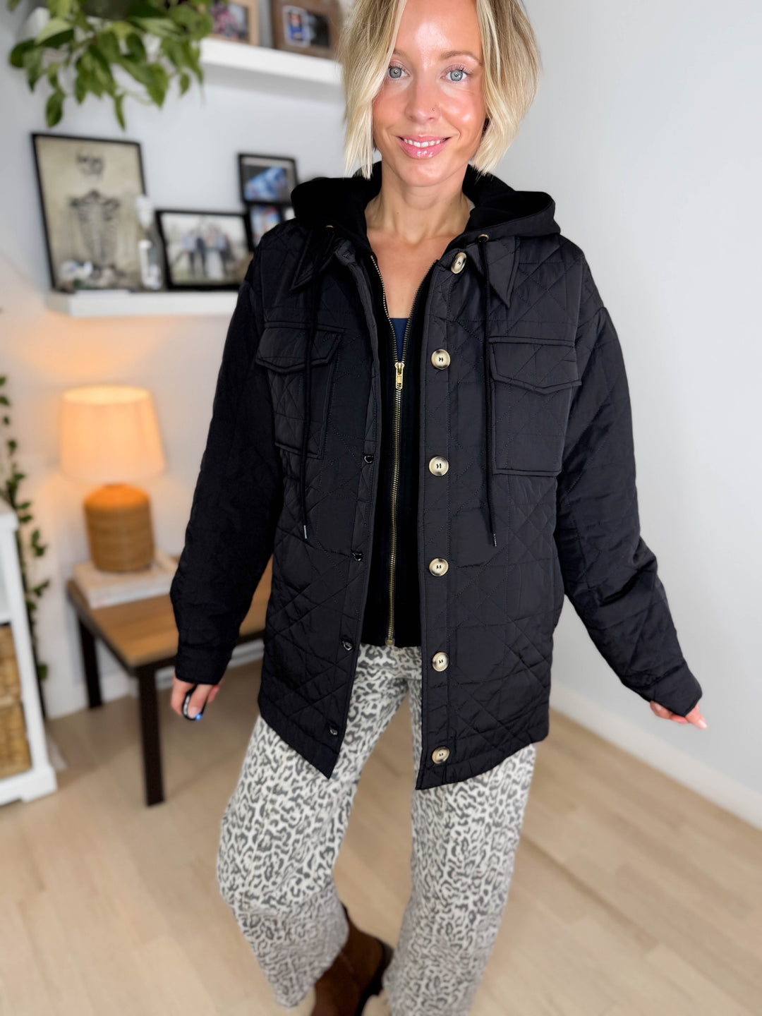 Drusilla Twofer Jacket- BLACK