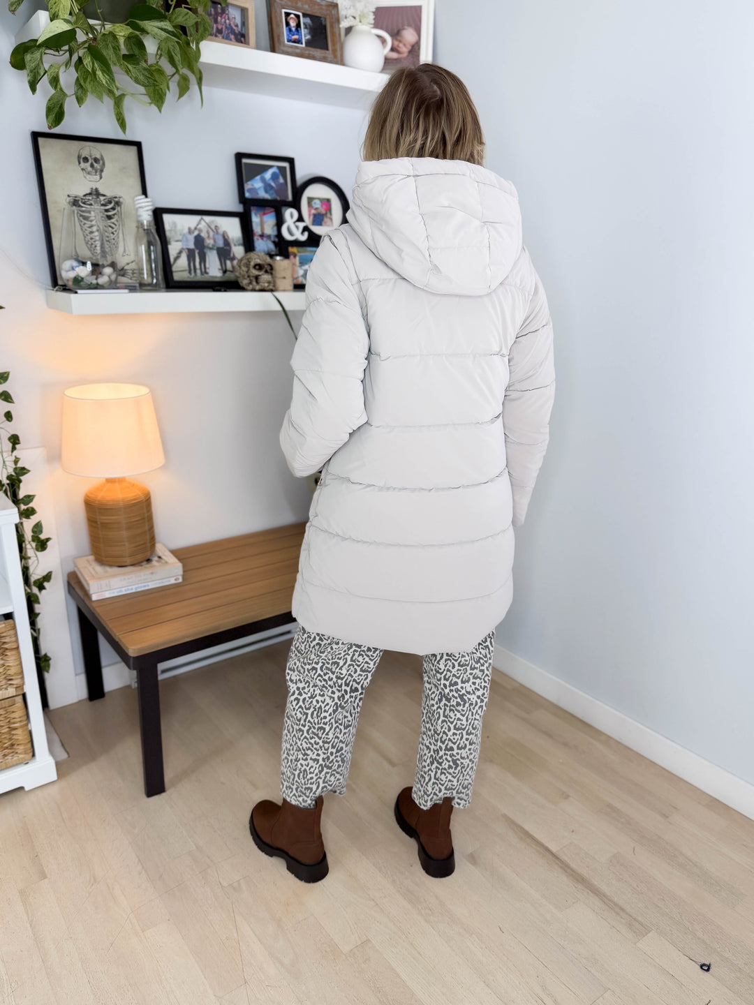 Only Dixie 2-In-1 Water Repellent Coat- TAUPE GREY
